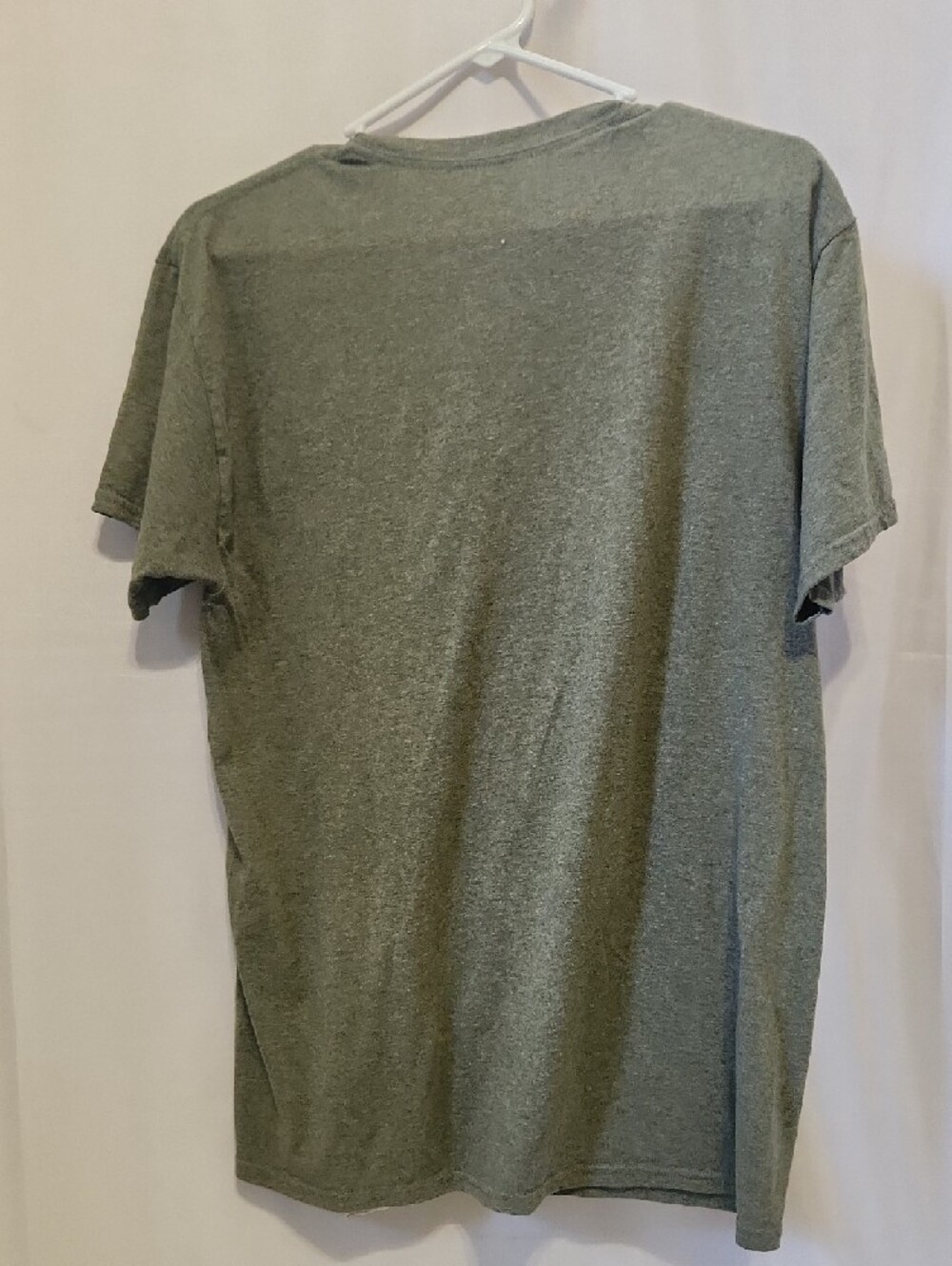 Hanes Olive Green Short Sleeve Crewneck Tee - Picture 4 of 4